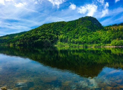 湖,水,天空,禅宗,水平画幅,云,山,无人,早晨,英格兰