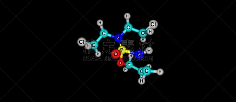 分子结构,分离着色,黑色背景,替代疗法,辅导讲座,水平画幅,癌症,无人,绘画插图,氢