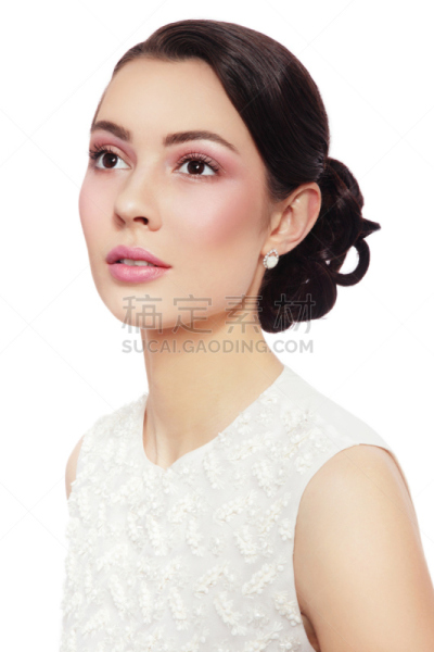 自然美,新娘,垂直画幅,美,彩妆,美人,斯默克眼影,化妆用品,眉毛,青年人