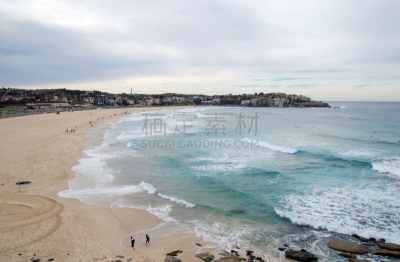 伯利海滩,澳大利亚,悉尼,coogee,远洋班轮,岩石海岸线,水,天空,美,新南威尔士