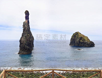 大西洋,岩石,肋骨,家畜,水,天空,美,群岛,水平画幅,形状