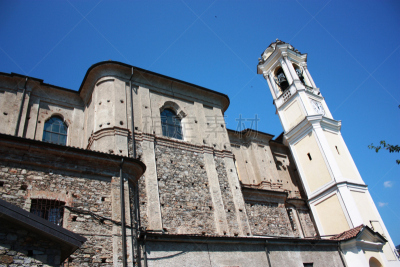 教堂,意大利,圣母马丽亚,church of santa maria assunta,凹槽,诺瓦拉,大约11世纪,马祖尔湖,罗马式,皮埃蒙特