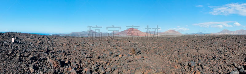 兰萨罗特岛,火山地形,timanfaya national park,国家公园,水平画幅,无人,干花,大西洋群岛,户外,加那利群岛