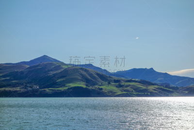 akaroa,都市风景,城镇,风景,图像,海洋,大洋洲,著名景点,新西兰,无人