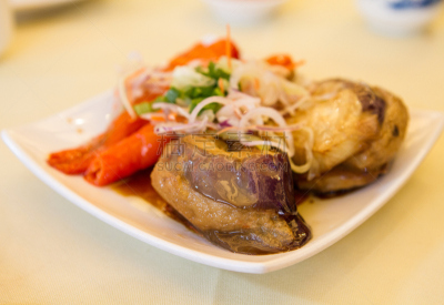 肉,塞满了的,客家族,点心,寒冷,新加坡,开胃酱,食品,泰国,中国食品