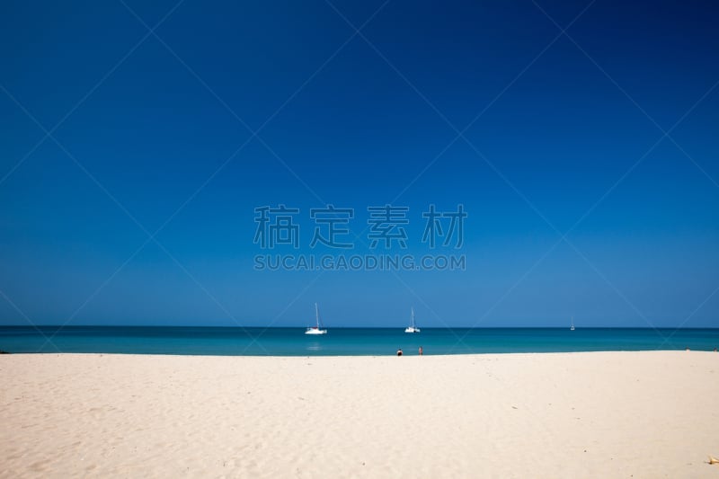 蓝塔岛,度假胜地,水平画幅,沙子,无人,夏天,户外,白色,海滩,热带气候