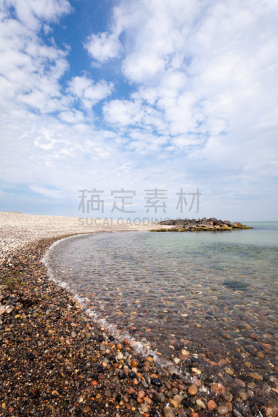 海岸线,斯卡恩,欧洲,瑞典,丹麦,垂直画幅,skagerrak,图像,海洋,无人