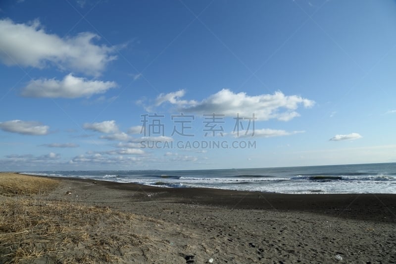 北海道,海岸线,钏路支厅,水,海滩,水平画幅,无人,2015年,户外,太平洋