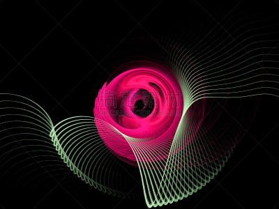 绘画插图,分形,抽象,螺线,黑色背景,梦幻运动游戏,水平画幅,纹理效果,无人,艺术品