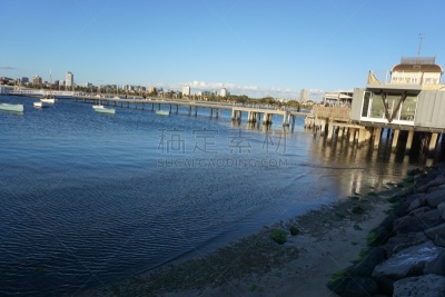 圣魁达,水,天空,水平画幅,无人,夏天,户外,白色,海滩,风景