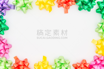 礼物,蝴蝶结,球,边框,水平画幅,计算机制图,计算机图形学,生日,塑胶
