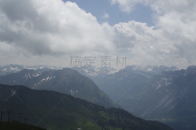 山,布雷根茨,自然,水平画幅,绿色,地形,无人,欧洲,户外,植物