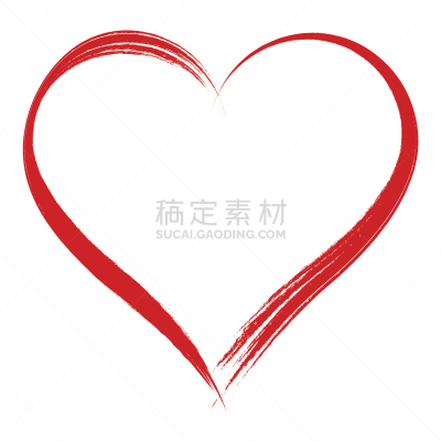 边框,矢量,心型,白色背景,画笔,分离着色,背景分离,浪漫,涂料
