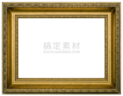 边框,绘画艺术品,大型展会,金叶,留白,古董,艺术,水平画幅,无人,古老的