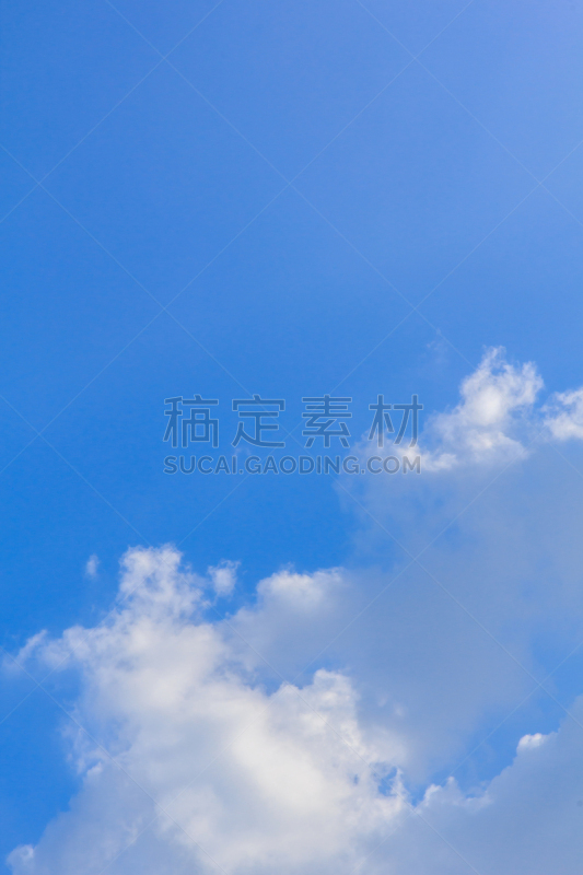 天空,白色,蓝色,云,垂直画幅,美,留白,风,气候,无人