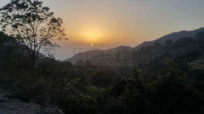 桂林山水,美,水平画幅,山,无人,户外,黑云压城,太阳,自然美,印度