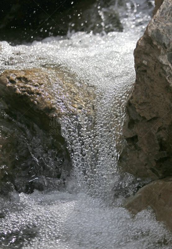 水,山,小溪,冰河,饮水喷泉,河床,自然,垂直画幅,岩石,无人