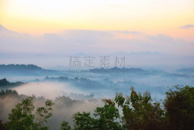 黎明,墨拉皮火山,印度尼西亚,在上面,婆罗浮屠塔,天空,灵性,日惹特区,曙暮光,石材