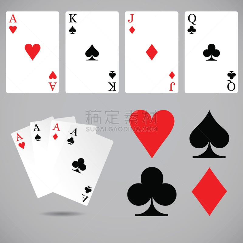 Playing cards set.