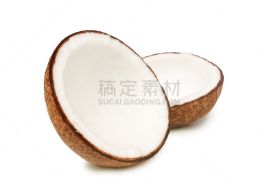 背景分离,椰子,干的,清新,自然界的状态,热带气候,食品,泰国,成分,坚果