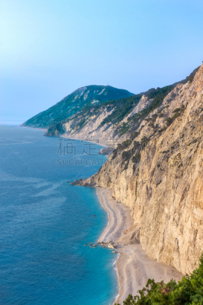 莱夫卡斯,希腊,海滩,岛,宁格罗海洋公园,艾奥尼亚群岛,希腊诸岛,泻湖,地中海,岩石