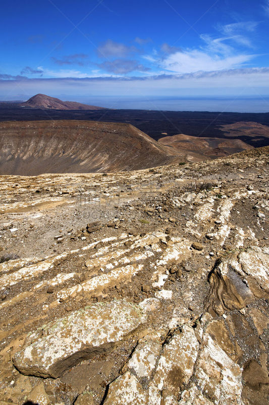 timanfaya national park,植物,灌木,西班牙,兰萨罗特岛,垂直画幅,天空,公园,褐色,洞