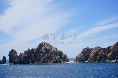 岩层,圣路卢卡斯,自然,洛斯卡沃斯,水平画幅,岩石,无人,户外,下加利福尼亚半岛,海洋