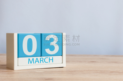 留白,月,桌子,日历,春天,3天,木制,背景聚焦,空的,行军