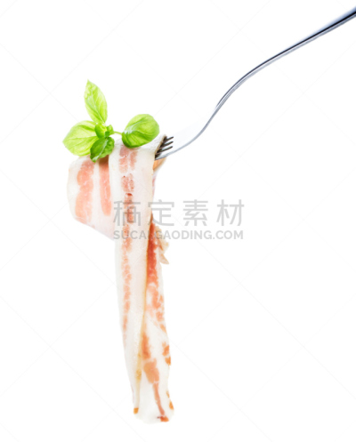 美味,银色,巴马火腿,分离着色,穿洞的,烟熏食品,背景分离,公主,细的,叉