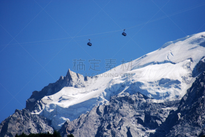 勃朗峰,米迪正午峰,水平画幅,隧道,山,无人,奥弗涅罗娜阿尔卑斯,法国,霞慕尼,空中缆车