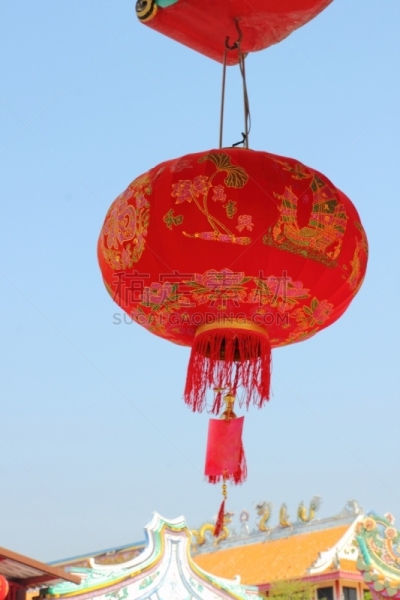 灯笼,道教,犹太教会堂,神殿,垂直画幅,天空,灵性,无人,古老的