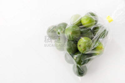 柑橘属,塑料袋,细的,柠檬,平坦的,炸制食物,清新,塑胶,食品,食品杂货