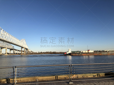 纽奥尔良,桥,路易斯安那州,东亚,约旦河西岸,河岸,伦敦城,密西西比河,天空,通勤者