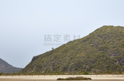 山,沙漠,巴蜀,天空,水平画幅,无人,户外,湖,泰国,明亮