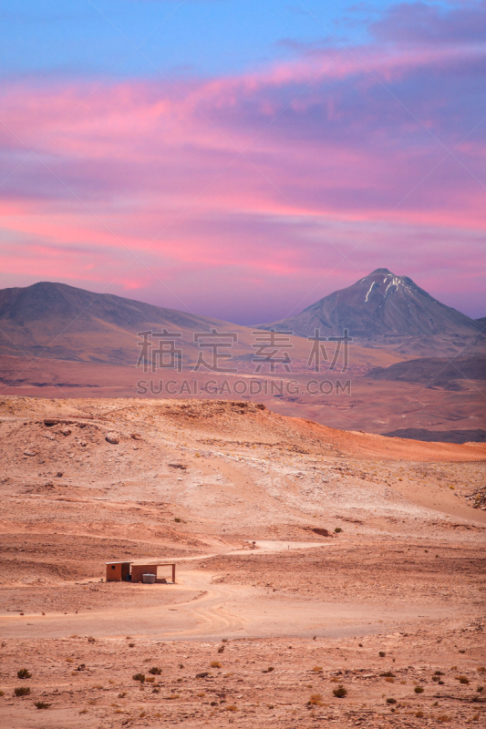 利坎卡武尔火山,火山,圣彼得阿塔卡马,垂直画幅,南美,褐色,山,无人,月亮,布希曼族