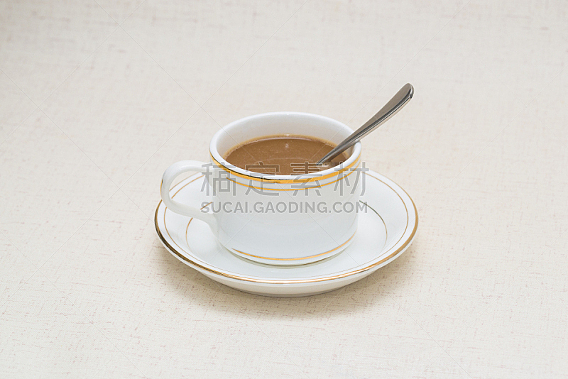 咖啡杯,桌子,奶茶,饮料,咖啡,热,偏远的,热饮,杯,汤匙