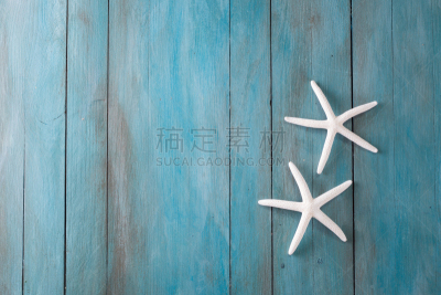 夏天,海星,旅游目的地,背景,蓝色背景,贺卡,海滨雏菊,摩纳哥,留白,休闲活动