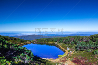 欢迎标志,旭岳火山,大雪山,峭壁,旅行者,高处,彩色图片,风景,健康生活方式,岩石