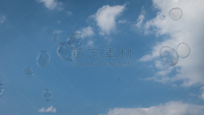 吹泡泡,肥皂泡,风,水平画幅,无人,轻的,气球,云景,肥皂