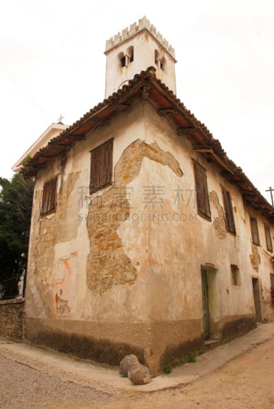 角落,建筑外部,垂直画幅,哈姆莱特,褐色,墙,无人,东欧,古老的,石材