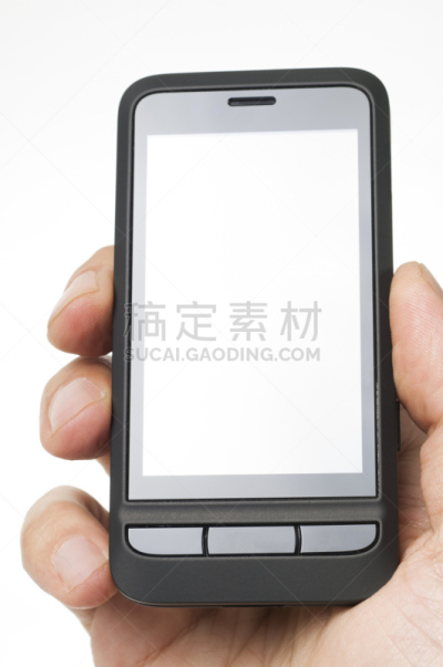 手,手机,通用分组无线业务,垂直画幅,留白,电话机,特写,数字化显示,技术,手指