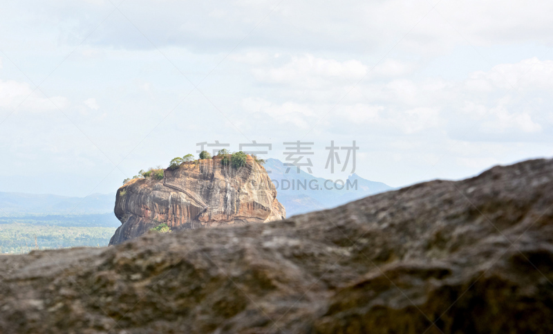 锡吉里耶,岩石,看风景,大约5世纪,丹布拉,岩面,自然,修道院,旅游目的地,水平画幅