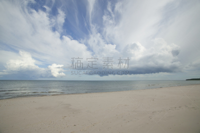 沙子,海洋,海滩,自然,水,天空,水平画幅,无人,水平线,户外