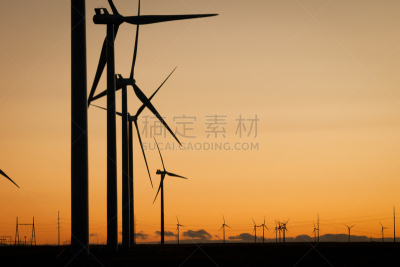 风轮机,农场,水平画幅,风力,涡轮,工厂,户外,机器,美国中西部地区,植物