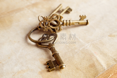 钥匙,黄铜,背景聚焦,秘密,华丽的,安全,一个物体,铬合金,浪漫,好奇心