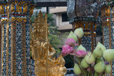 泰国,四面佛,曼谷,旅游目的地,水平画幅,建筑,无人,东亚人,著名景点,2015年