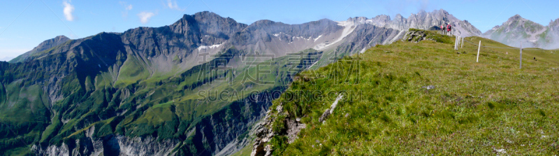 风景,全景,地形,山,徒步旅行,瑞士阿尔卑斯山,非凡的,远距离,云,自然美