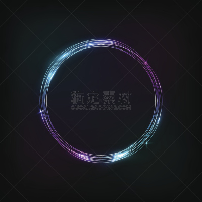 圆形,紫色,蓝色,光效果,霓虹色,戒指,霓虹灯,抽象背景