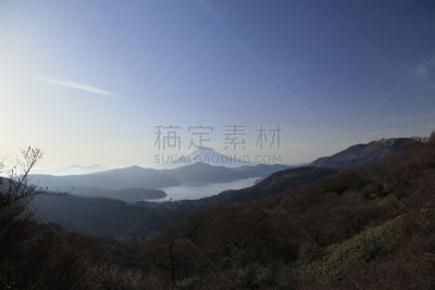 芦之湖,山,富士山,箱根湿地植物园,箱根园,富士箱根伊豆国立公园,观光船,水平画幅,雪,无人