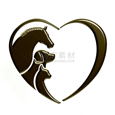 绘画插图,猫,马,狗,三维图形,宠物收养,动物内脏,符号,家庭生活